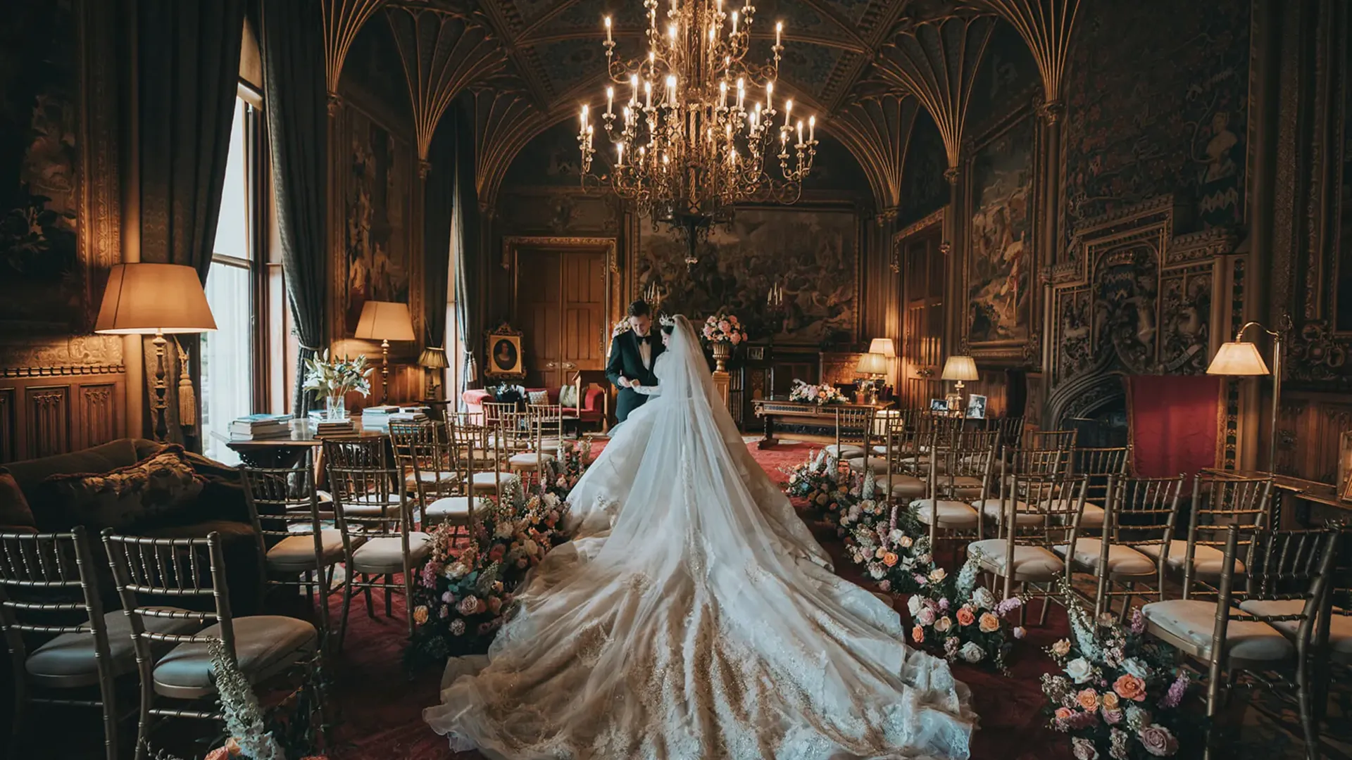 Eastnor Castle, country house wedding venue in Eastnor, Herefordshire, County of